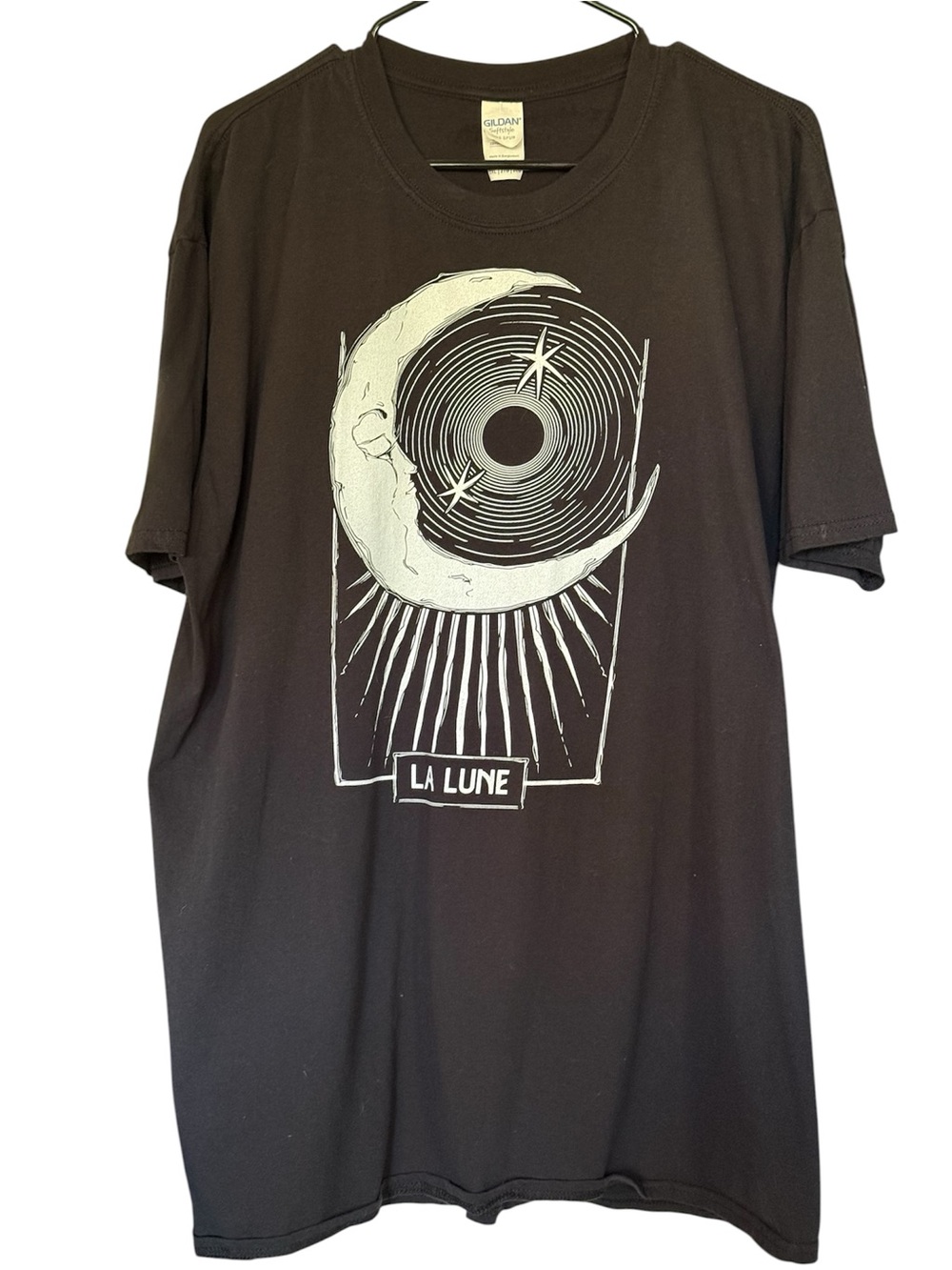 La Lune Moon Print Graphic Tee Size 2XL from Witch’s Estate Sale